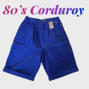 Esprit Vntg NWT Corduroy Shorts